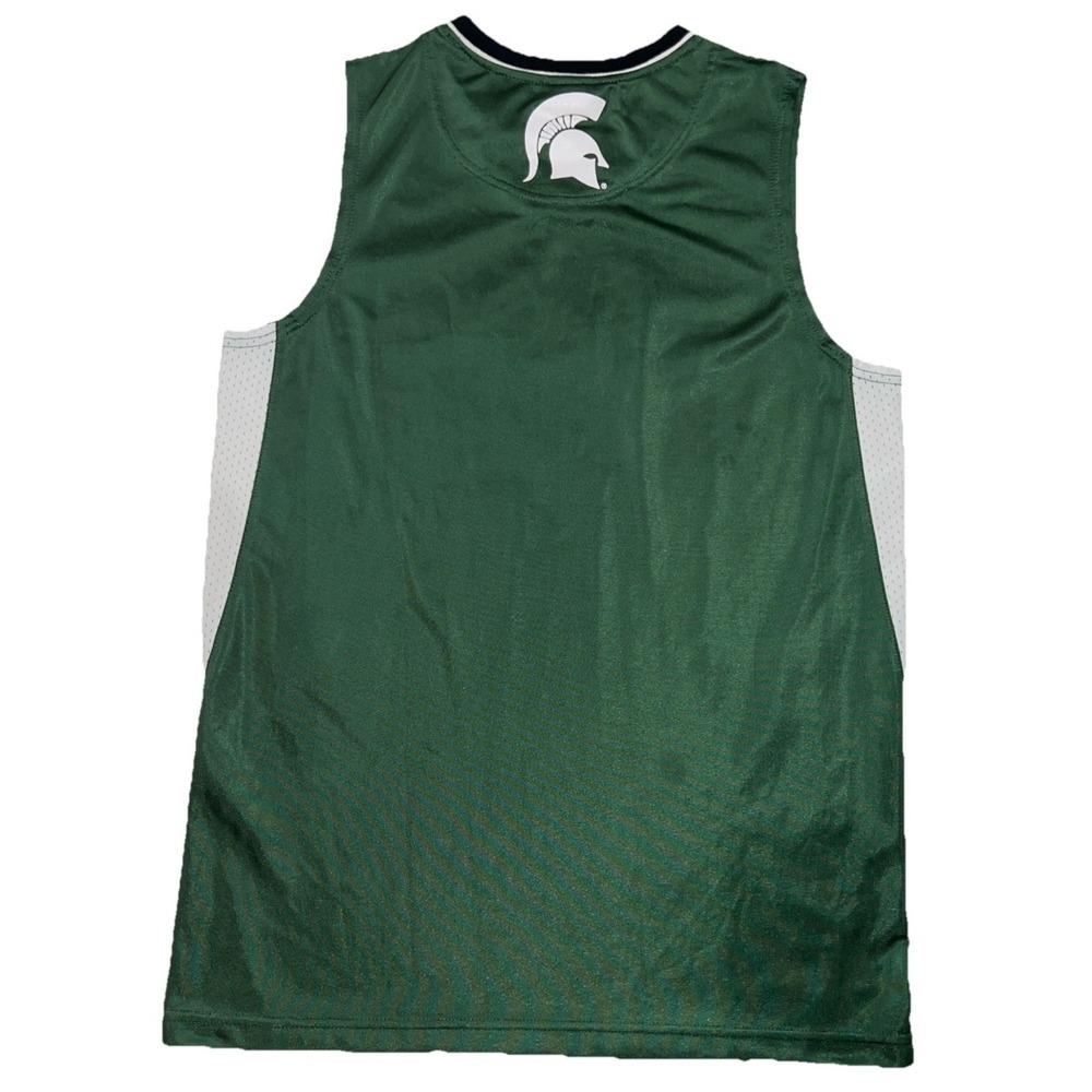Starter Michigan State Spartans Green Sleeveless Jersey Tank XL 18/20 NCAA - Picture 6 of 9